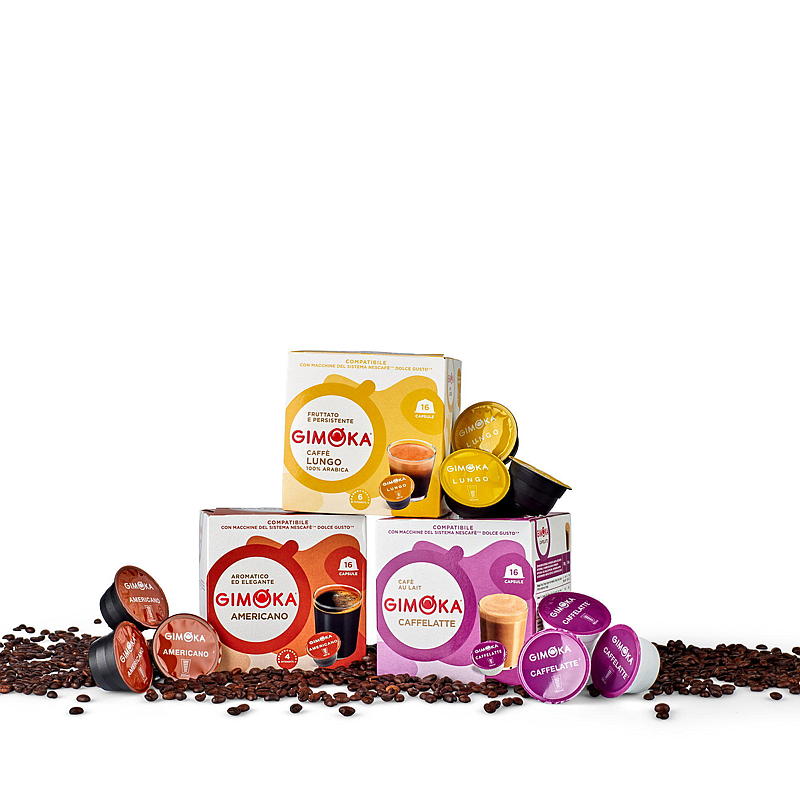 Gimoka kaffekapsler 16-pak Gimoka Caffe Latte