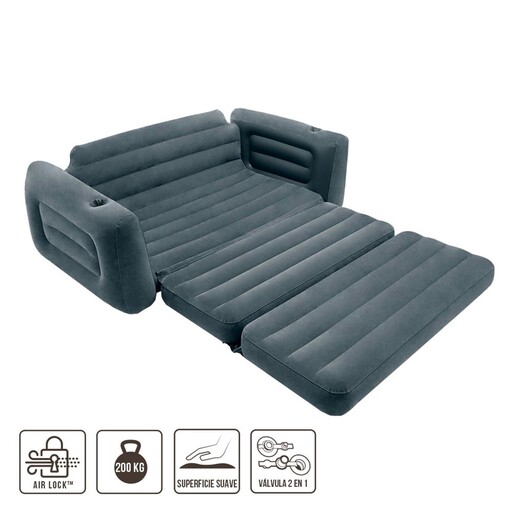 Sofá Cama Hinchable 2 En 1 Intex