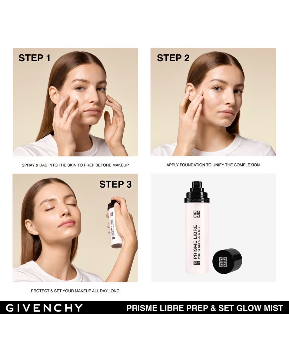 GIVENCHY COSMETICS PRISME LIBRE PREP & SET GLOW MIST