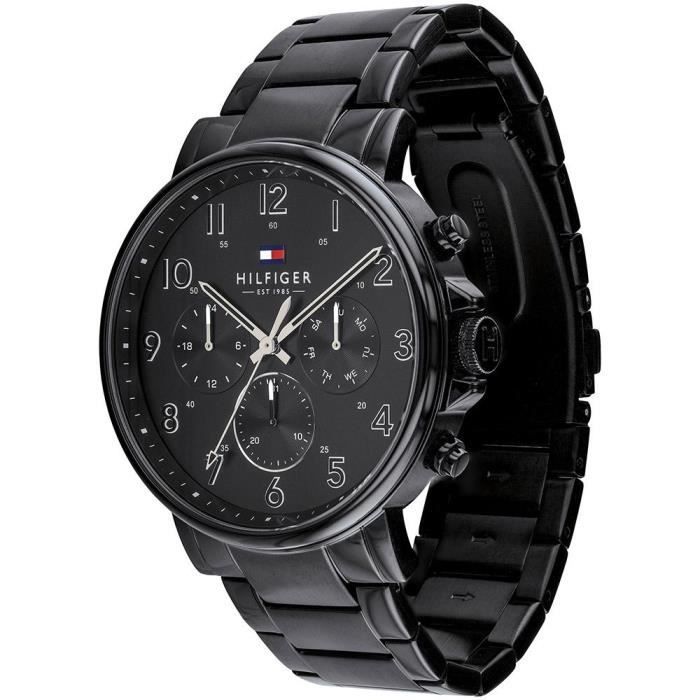Uhr – Tommy Hilfiger – 1710383 – Edelstahl – Schwarz – Quarz – 5 ATM