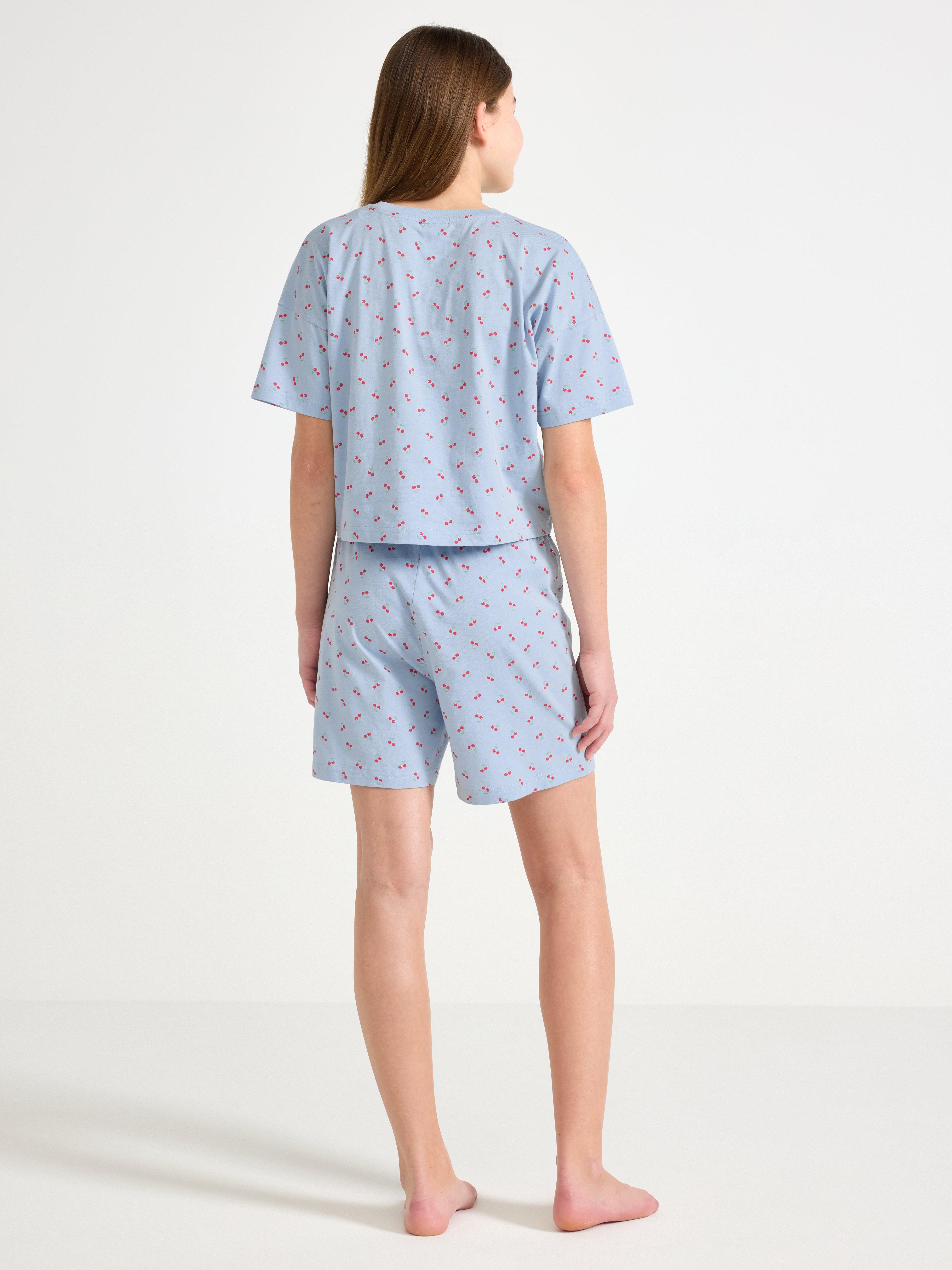Pijama azul claro