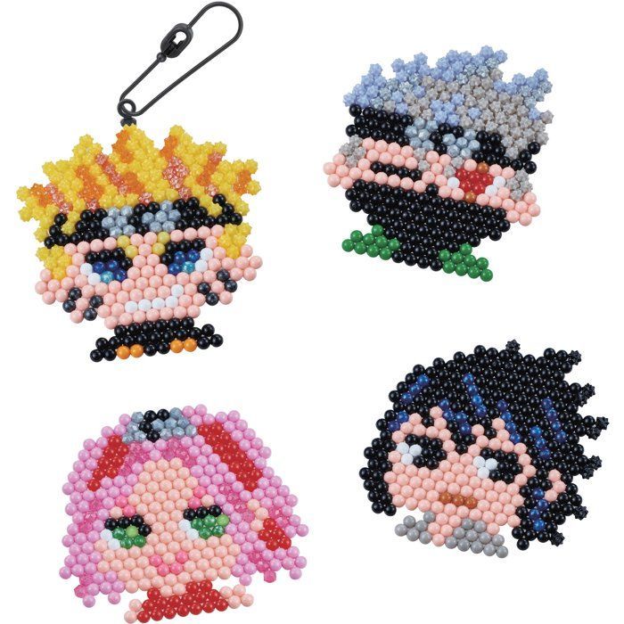 Le kit porte-clés - AQUABEADS - Naruto - 1100 perles - Dès 4 ans