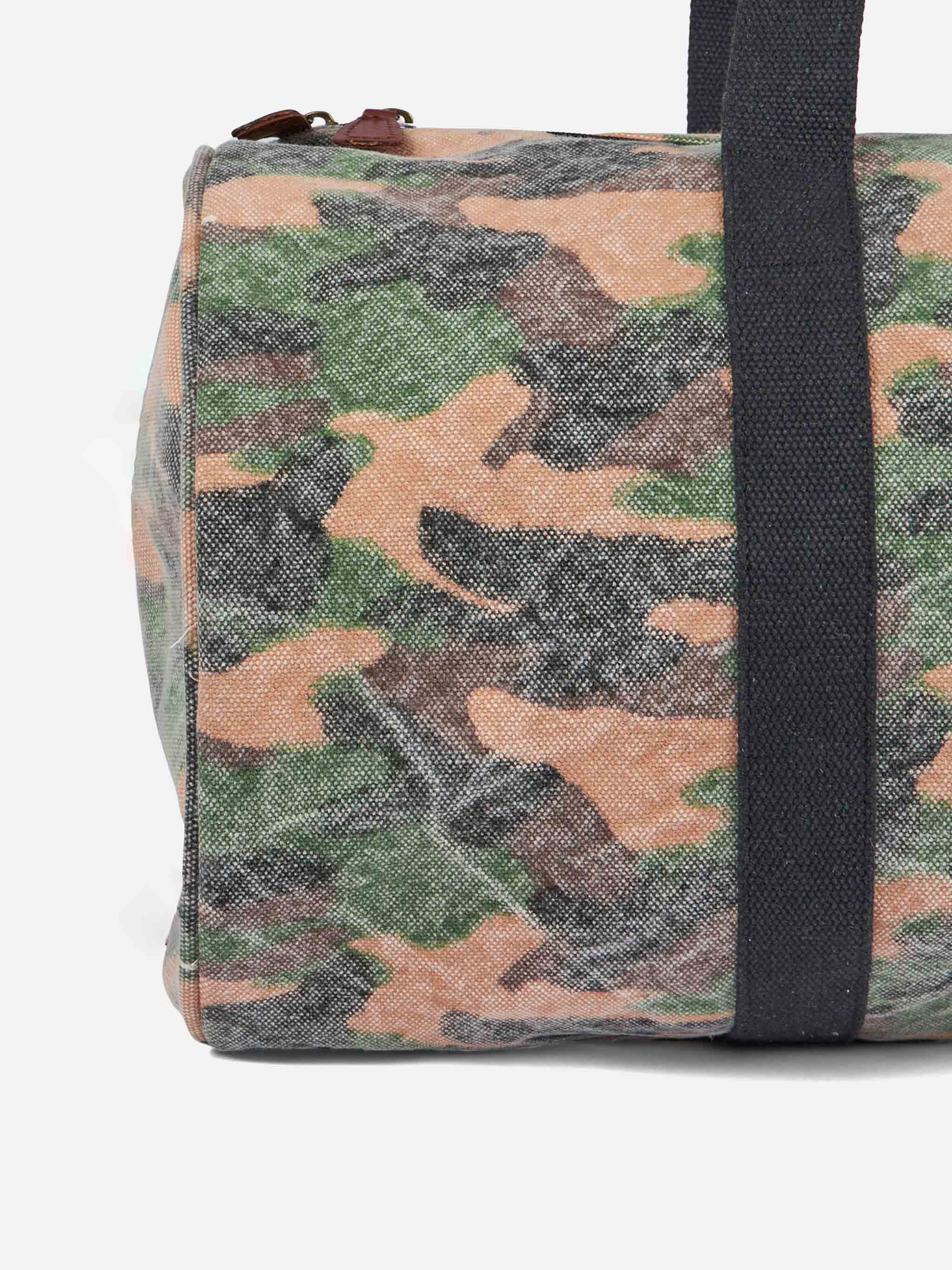 Sac de voyage à imprimé camouflage