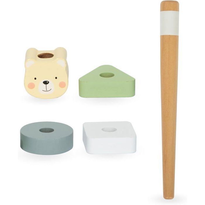 Table Multi Jeux Montessori- Table D'activités musicale éducative Bois, jeux sonores- éléments rotatifs +9 mois - Jeu de motricité