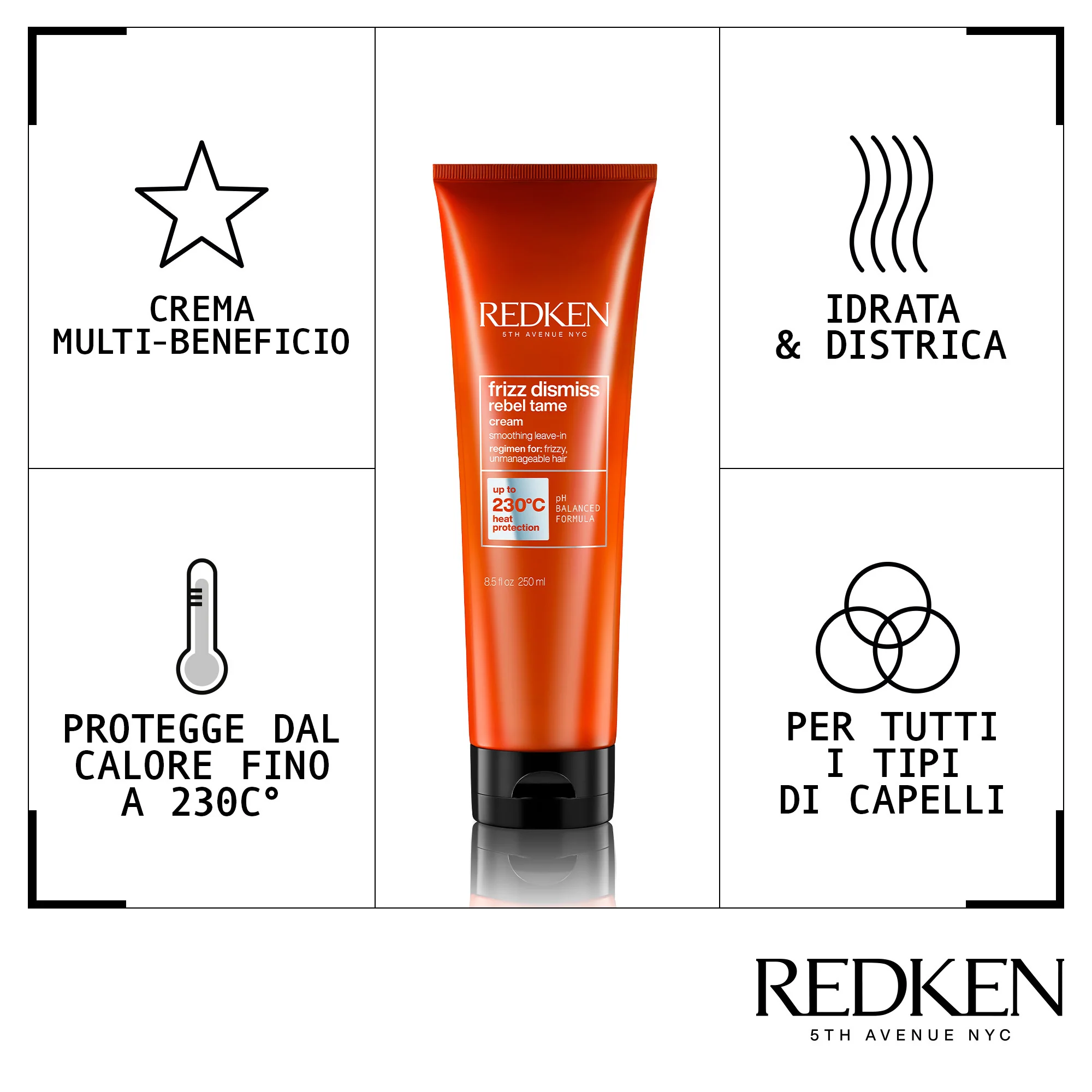 Frizz Dismiss Rebel Tame Cream - Crema Capelli
