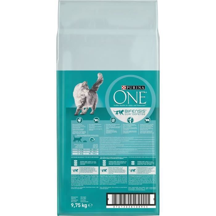 PURINA ONE Bifensis Adult Salmone 9,75 kg Alimento secco per gatti adulti