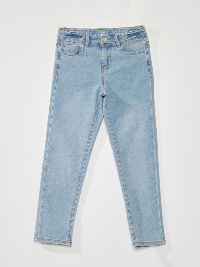 Calça jeans slim ecológica - azul