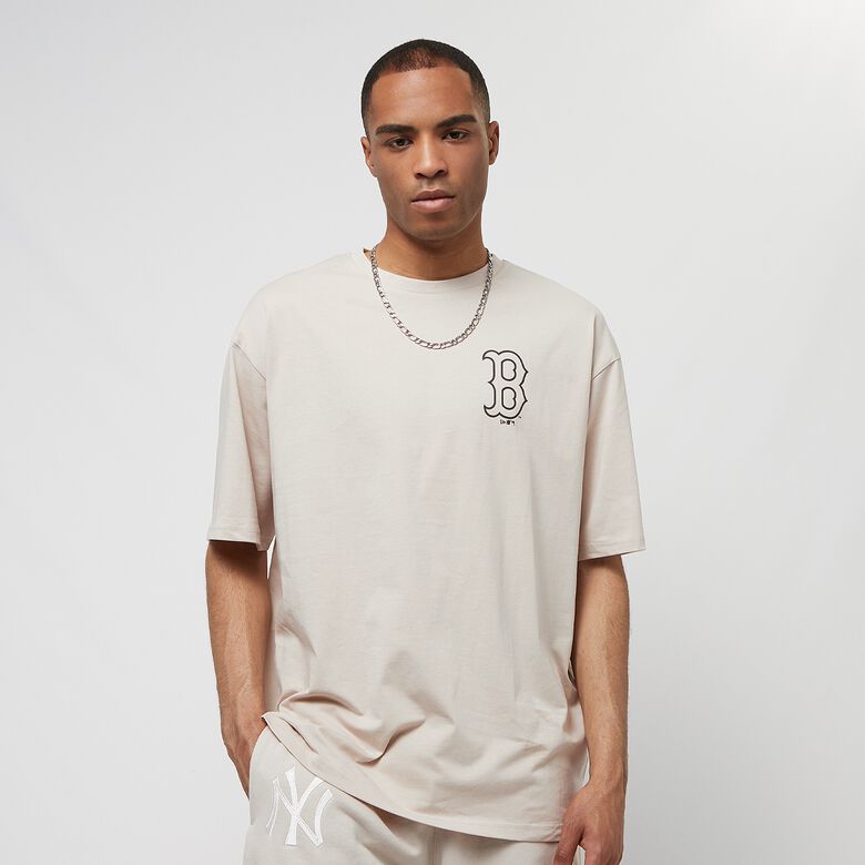 Camiseta extragrande con estampado gráfico del equipo de la MLB Boston Red Sox STNBLK