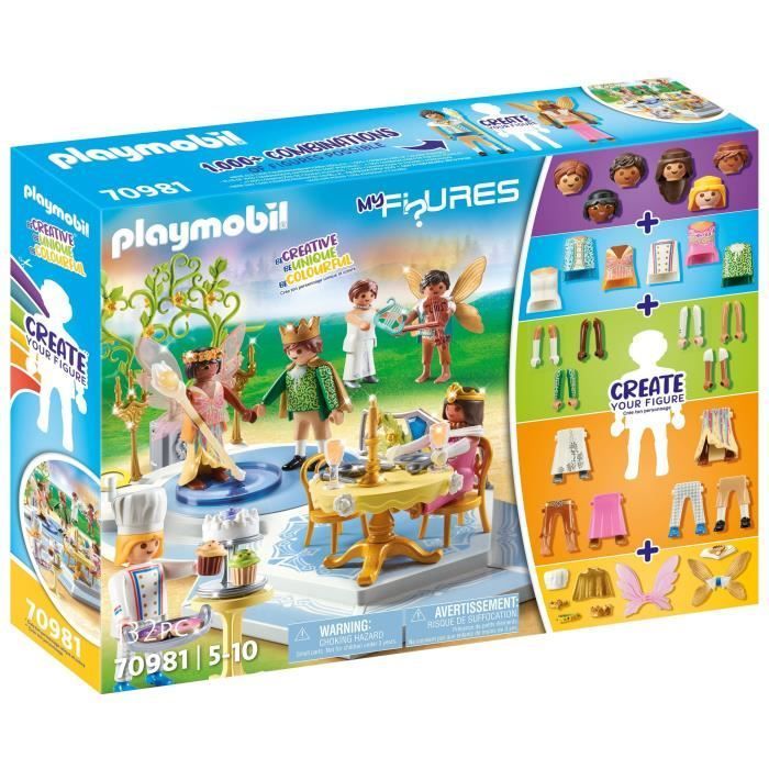 PLAYMOBIL – 70981 – Meine Figuren: Verzauberter Ball – Figuren – Erschaffe deine eigene, einzigartige und farbenfrohe Figur