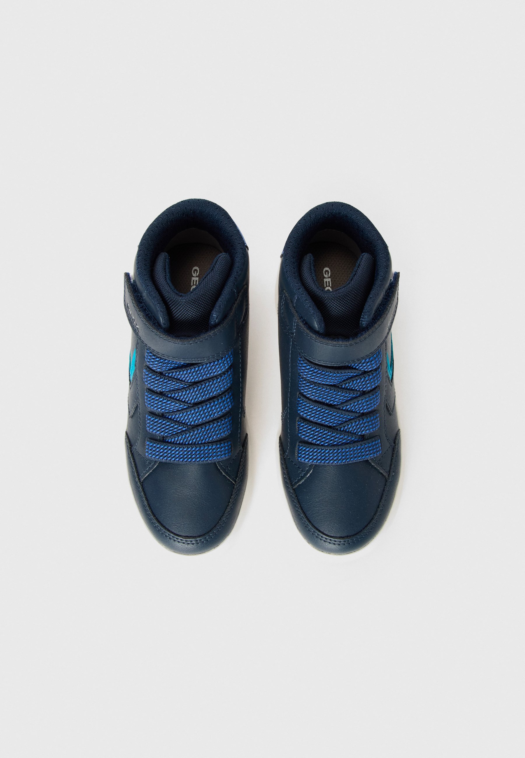 Geox ECLYPER - Hoge sneakers - marineblauw/blauw