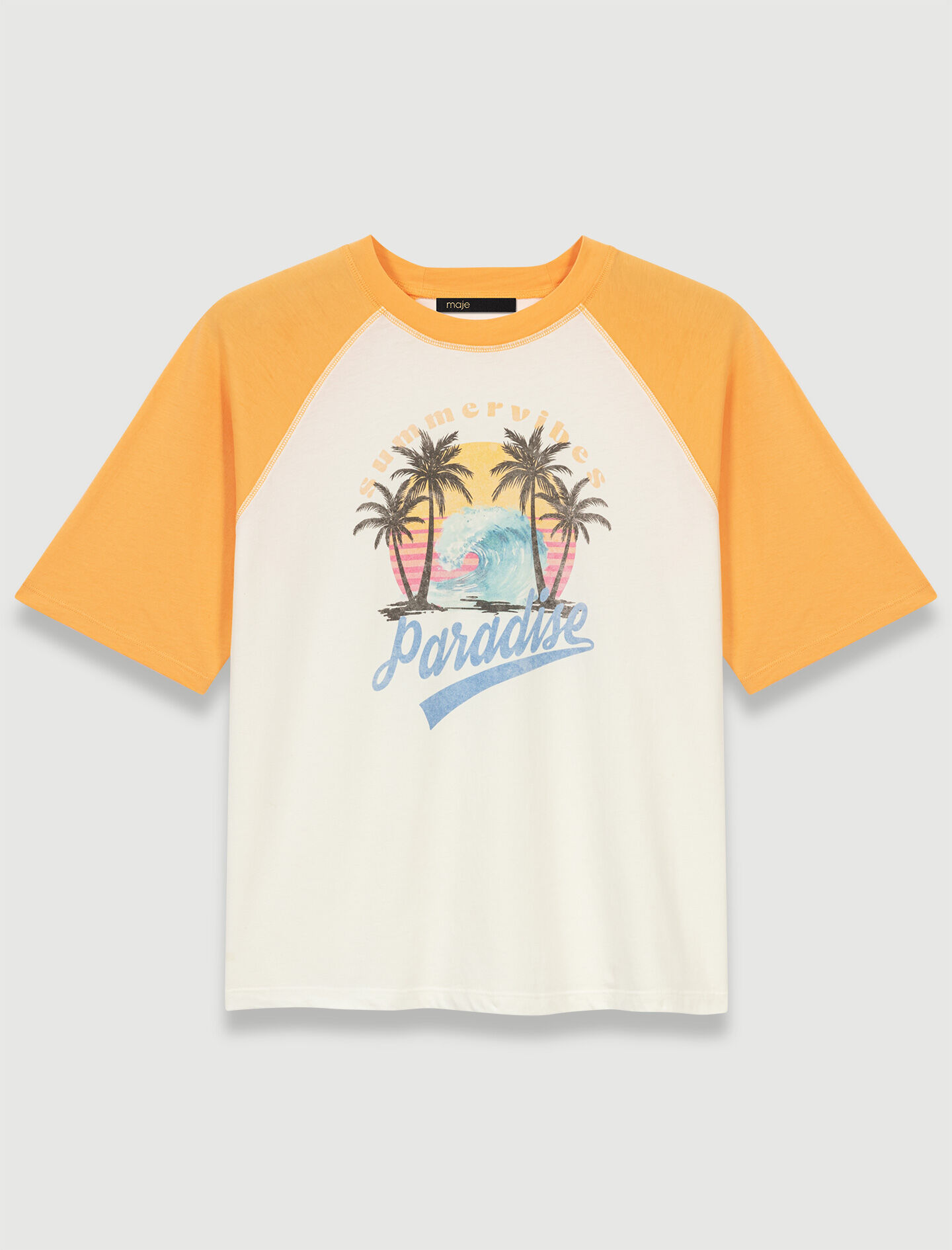 Tricou Paradise-Ecru