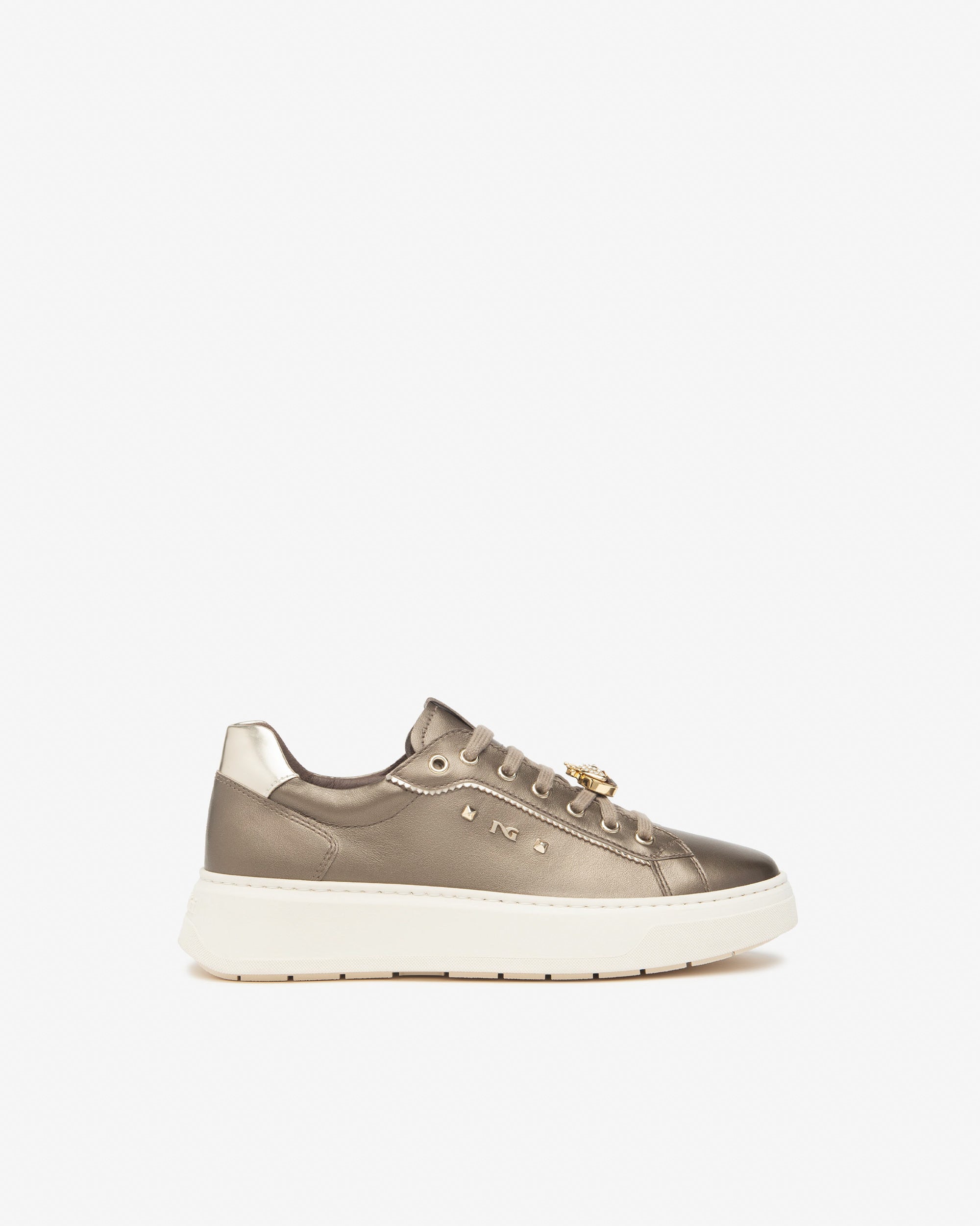  Damen-Sneaker aus Leder und Funktionsmaterial