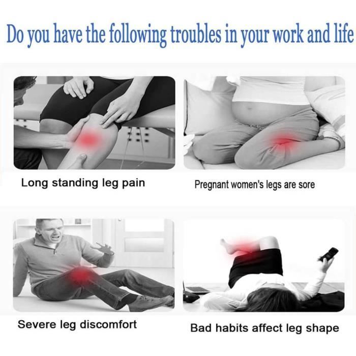 Almohada ortopédica - Alivio - Rodilla - Espuma viscoelástica - Comodidad media - Asimétrica