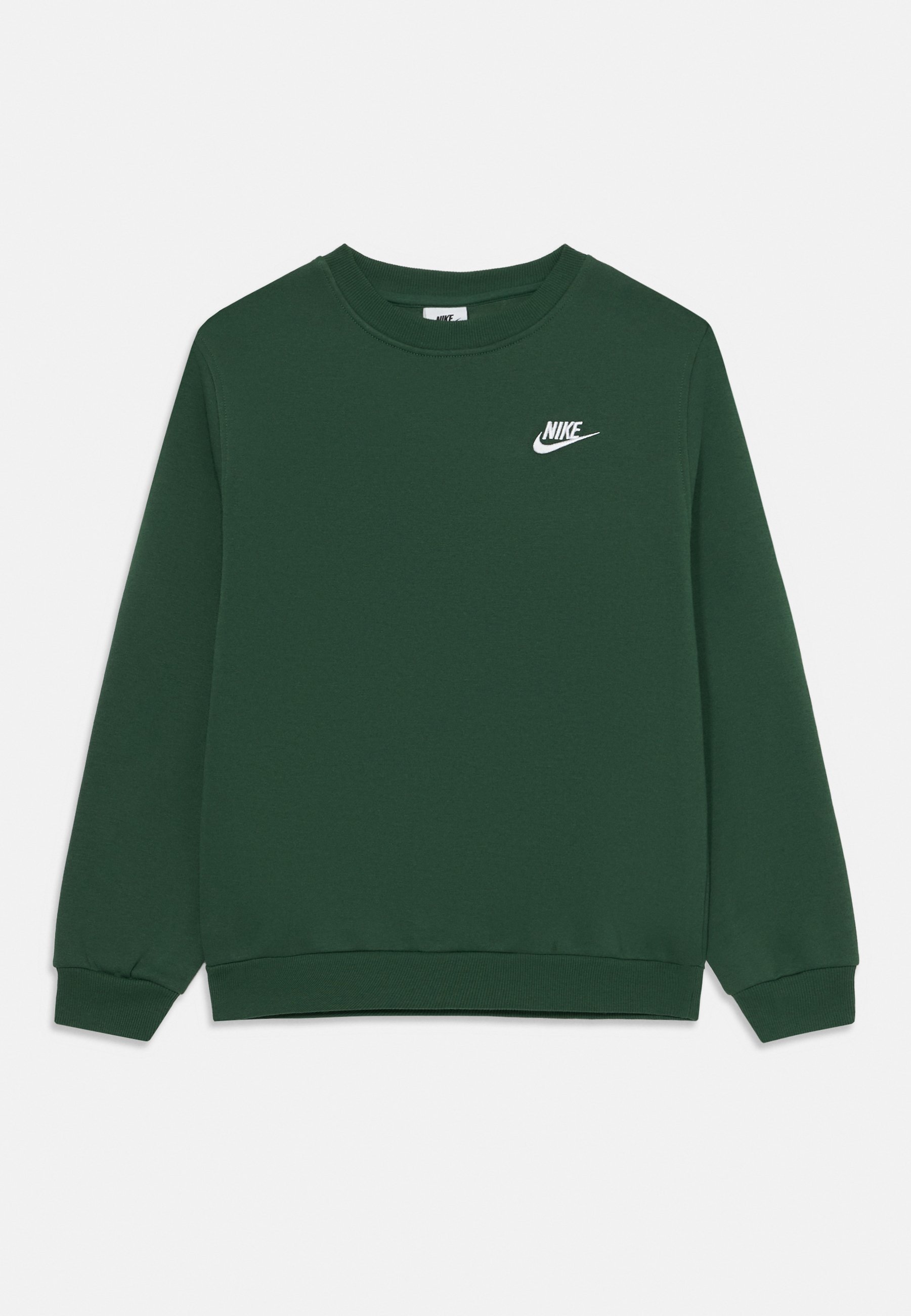 Sweat-shirt unisexe Nike Sportswear CLUB CREW - sapin/blanc