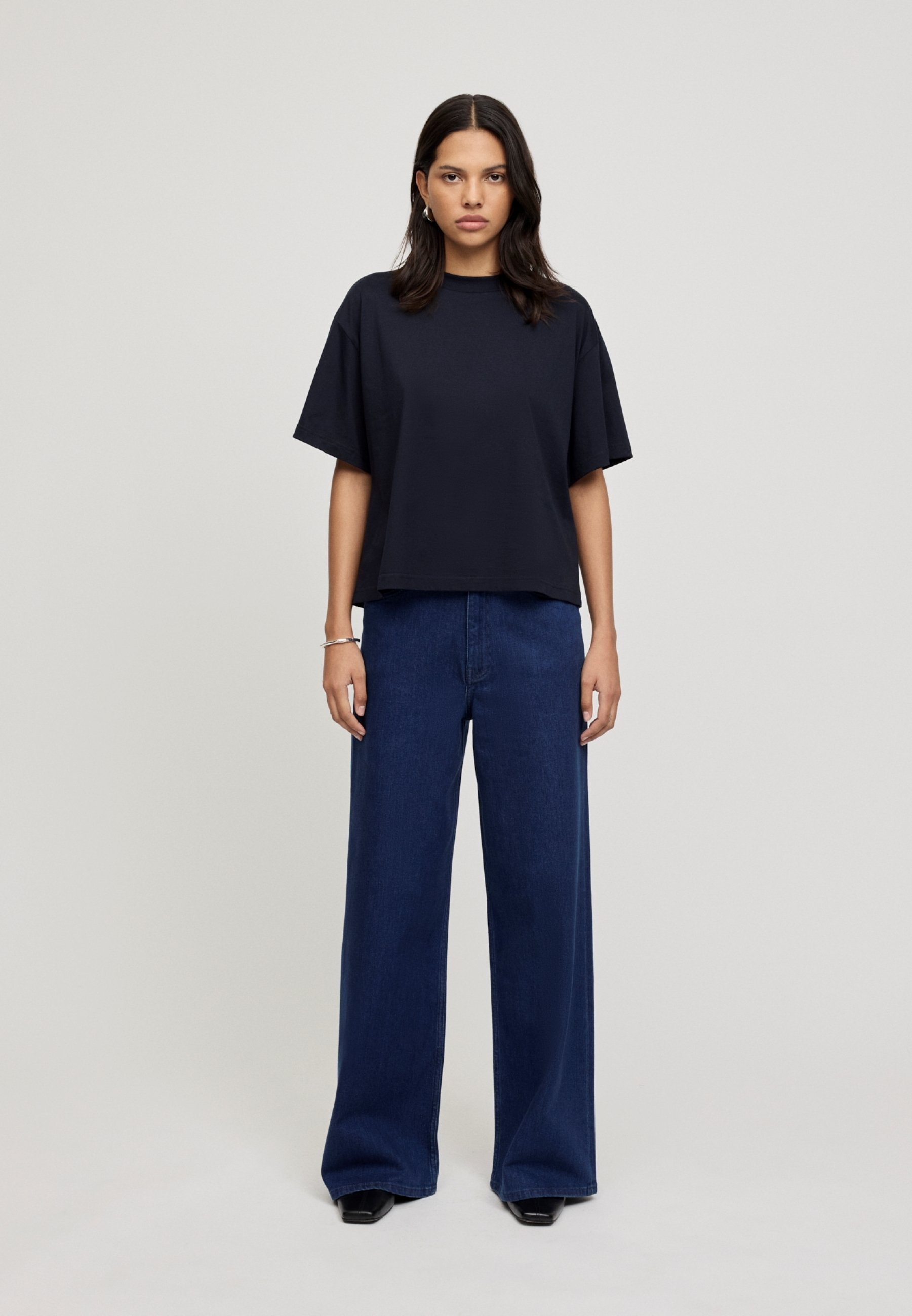 IVY OAK KYLA - T-shirt basique - bleu marine foncé