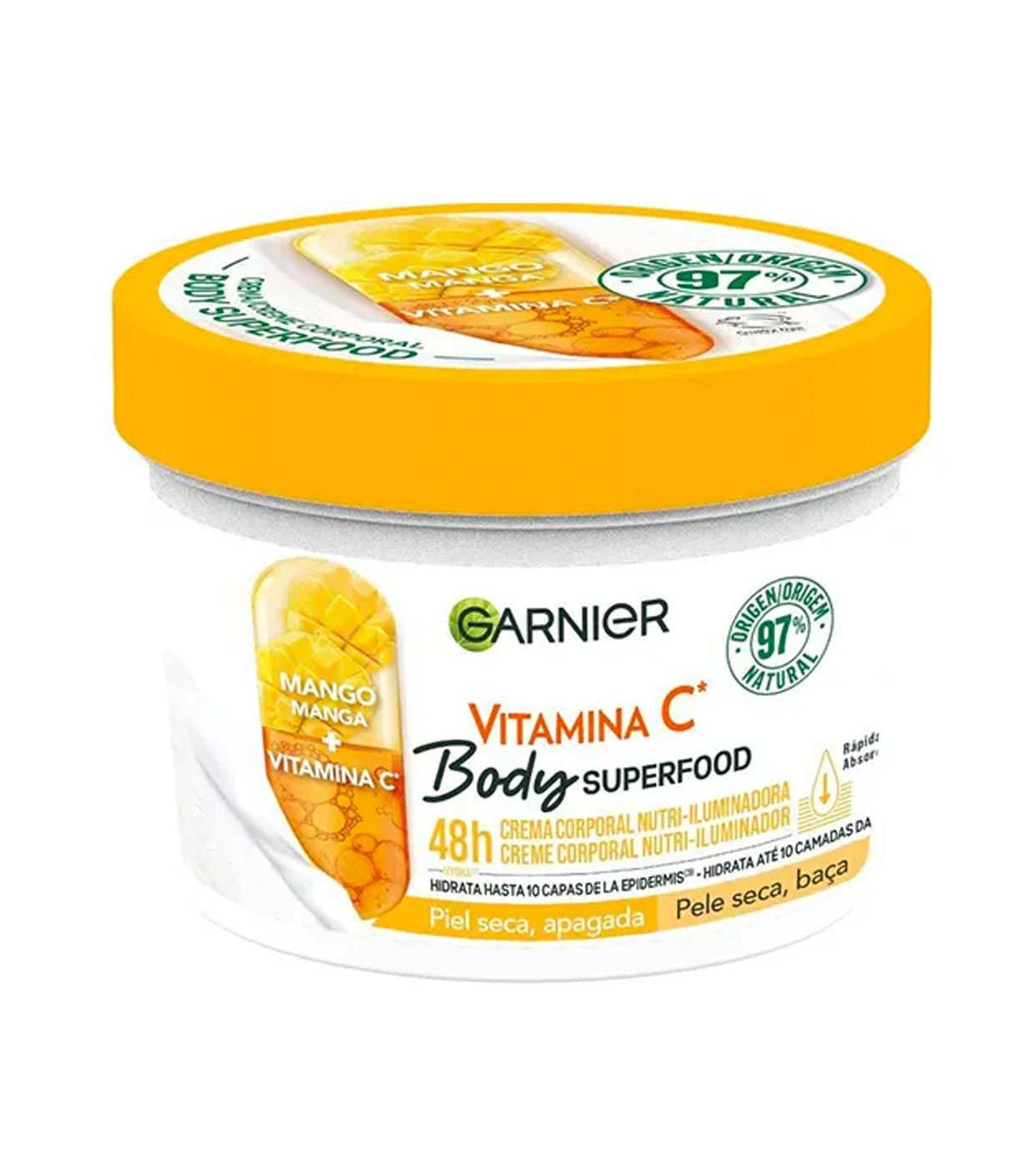 Telový krém BodyFood Mango Telové mlieko a telové mlieka