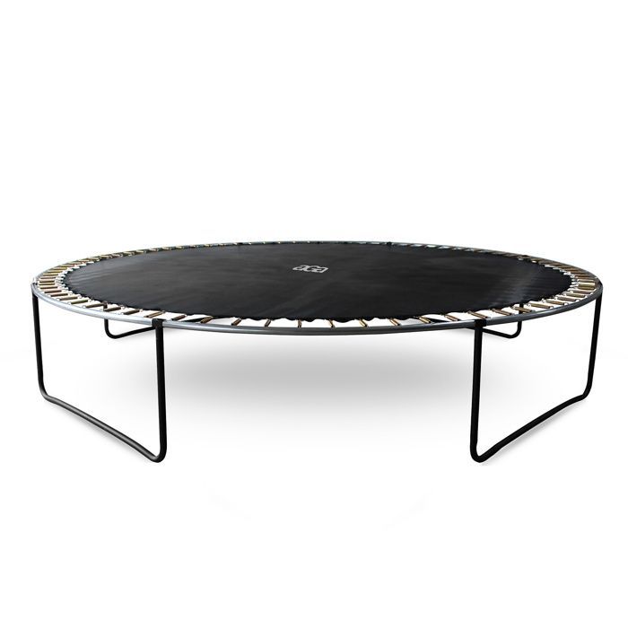 Cama elástica Aga SPORT EXCLUSIVE de 366 cm, color rosa + red de seguridad + escalera