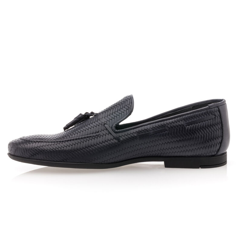 Mocasines/zapatos náuticos azules para hombre
