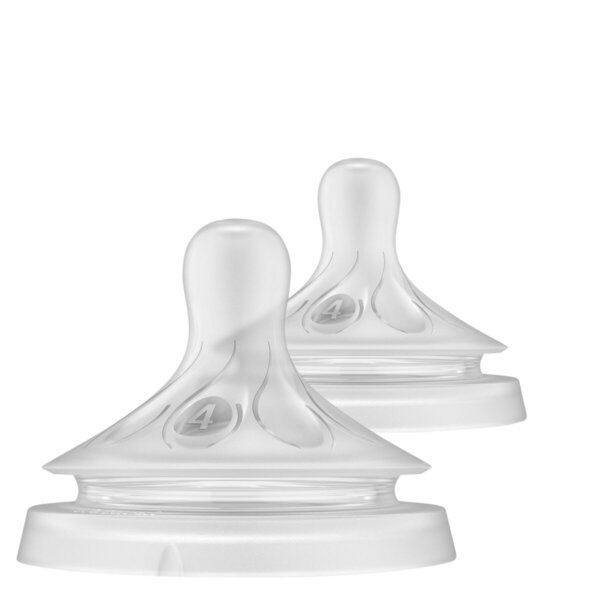 Philips Avent SCY964/02 3m+ Brzina 4 Prirodne refleksne dude za bočicu<br>2 komada