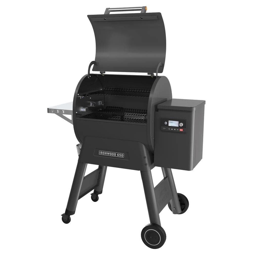 Ironwood 650 Wifi pelletgrill en -smoker in zwart