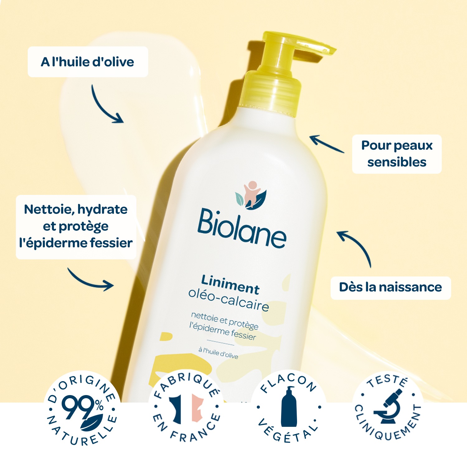 Biolane Liniment oléo-calcaire 300 ml
