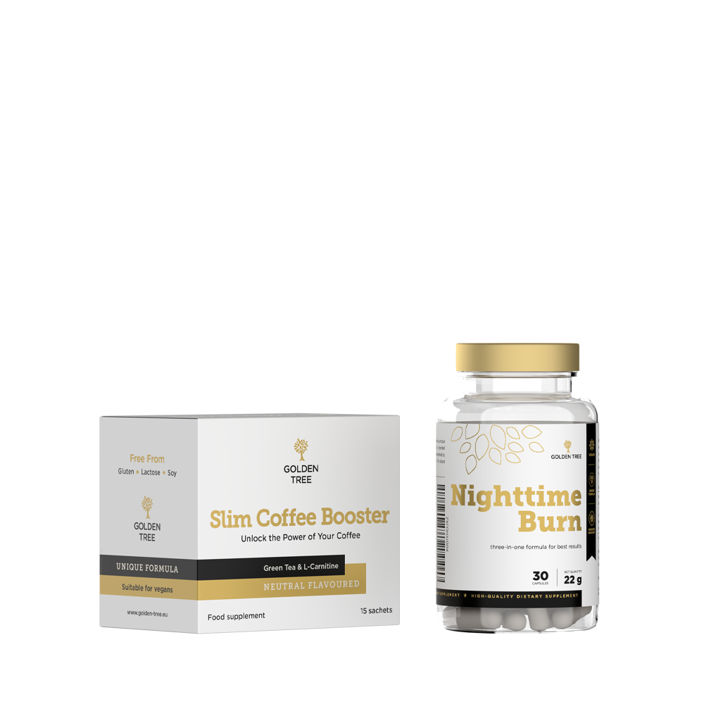 Golden Tree SLIM COFFEE BOOSTER + NIGHTTIMEBURN