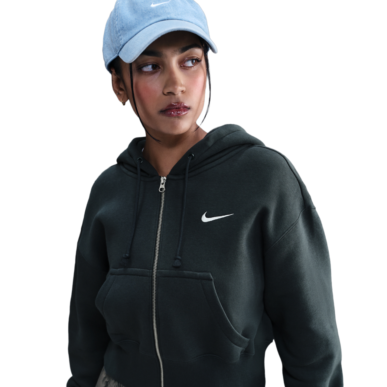 Nike Sportswear Phoenix Fleece -vetoketjullinen huppari