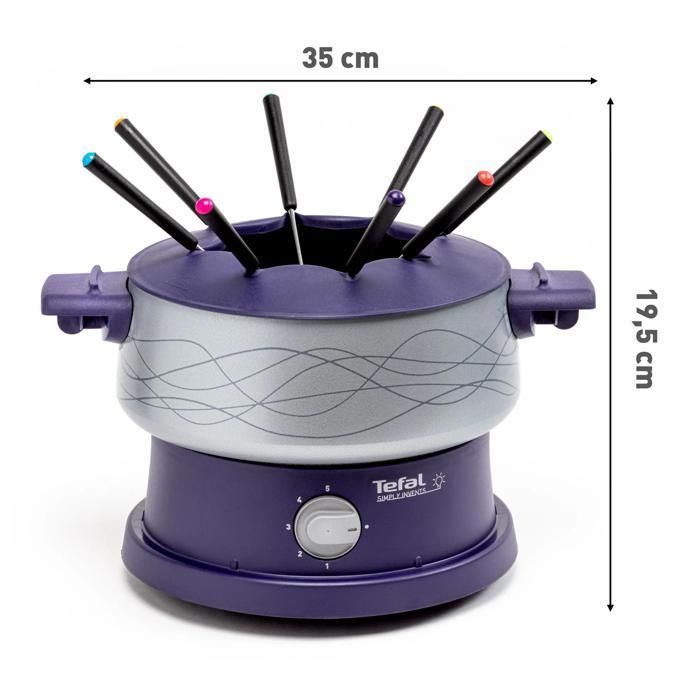 Tefal Simply Invents Fondue électrique, 8 personnes,Thermostat règlable, EF353812