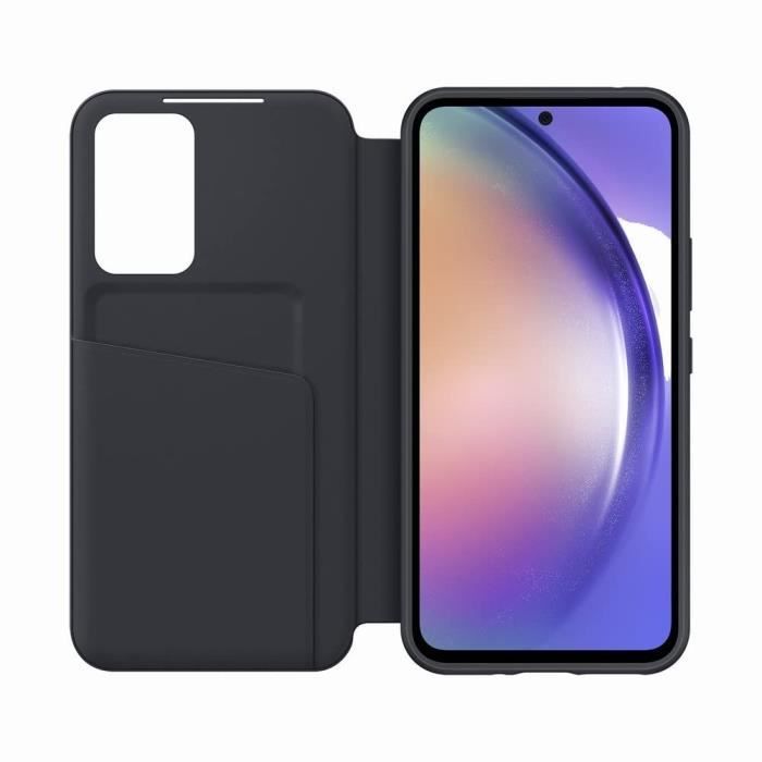 Funda Smart S View Galaxy para SAMSUNG A54 5G, color negro.