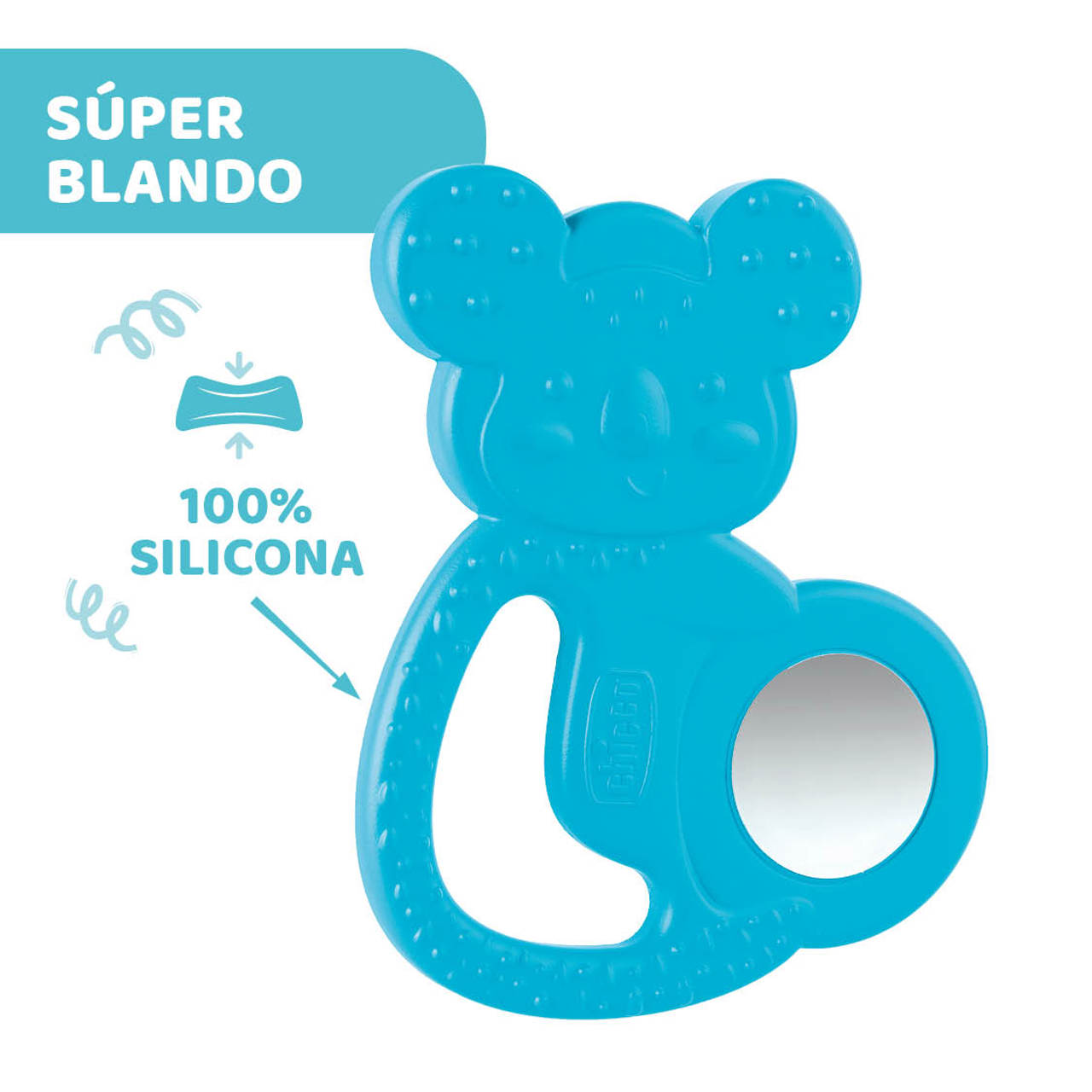 Jucărie de dentiție răcitoare din oțel inoxidabil Koala