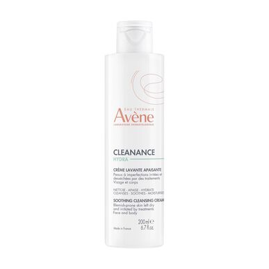 Avène Cleanance Hydra Soothing Cleansing Cream, aknen hoitovoide, 200 ml