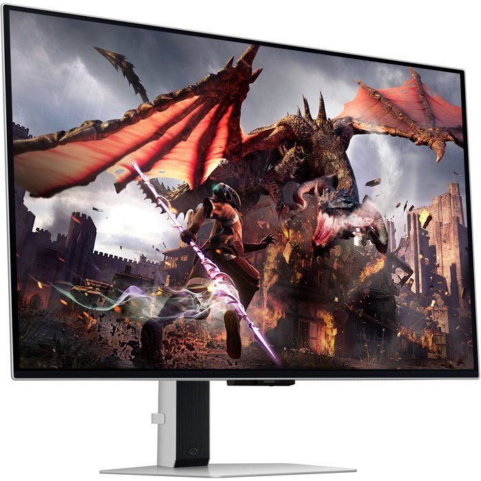 Gaming-PC-Monitor – SAMSUNG – 32 Zoll – 4K UHD – 240 Hz – OLED-Panel – 0,03 ms – Höhenverstellbar – Odyssey OLED G8 G80SD