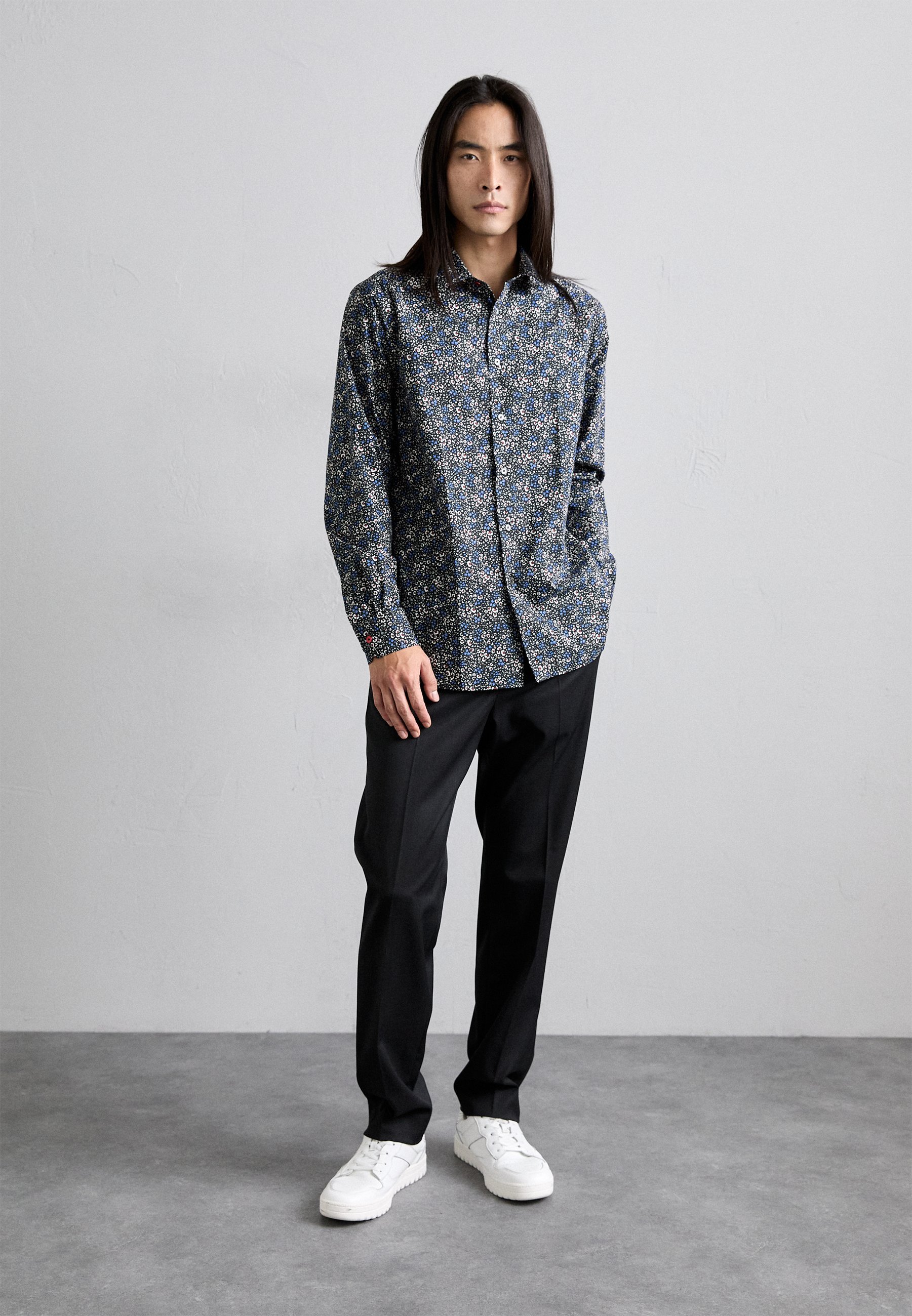 Paul Smith TAILORED FIT SHIRT - Shirt - blauw/roze