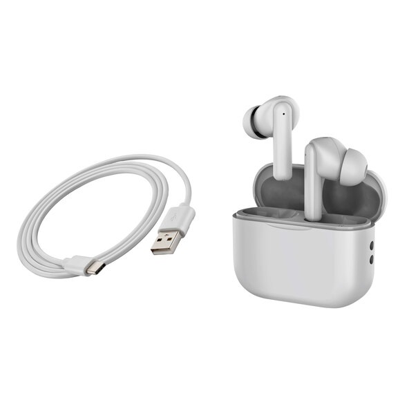 Ακουστικά BIK-8 In-Ear με Bluetooth®, λευκά