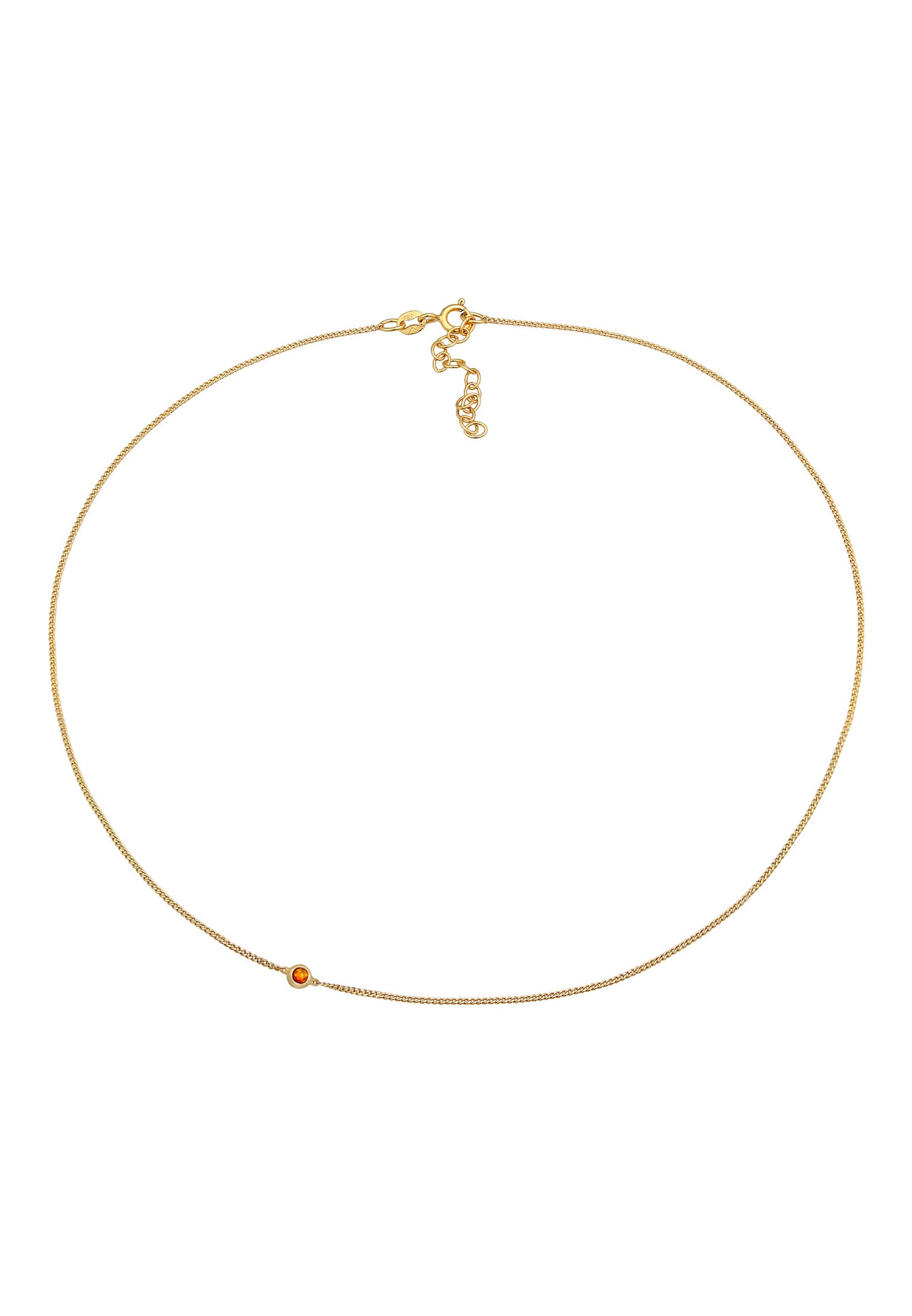 Elli Tour de cou pour dames Filigrane Trend avec Opale synthétique en argent sterling 925