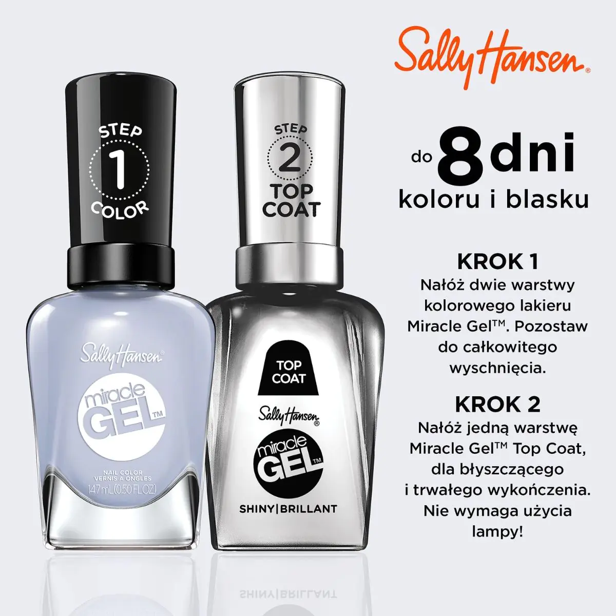 Sally Hansen Miracle Gel Lakier do paznokci, 582