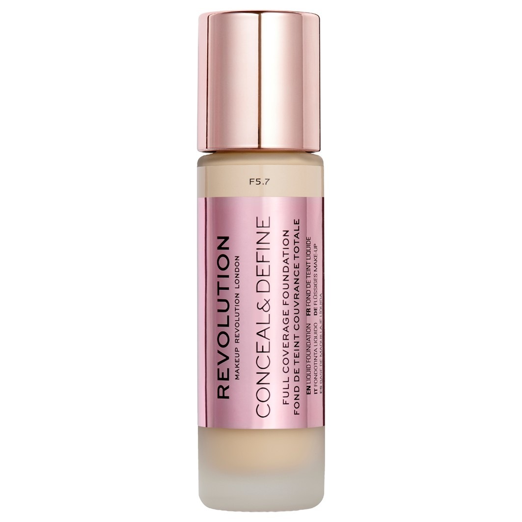 Revolution Foundation Conceal & Define tonālais krēms – 23 ml