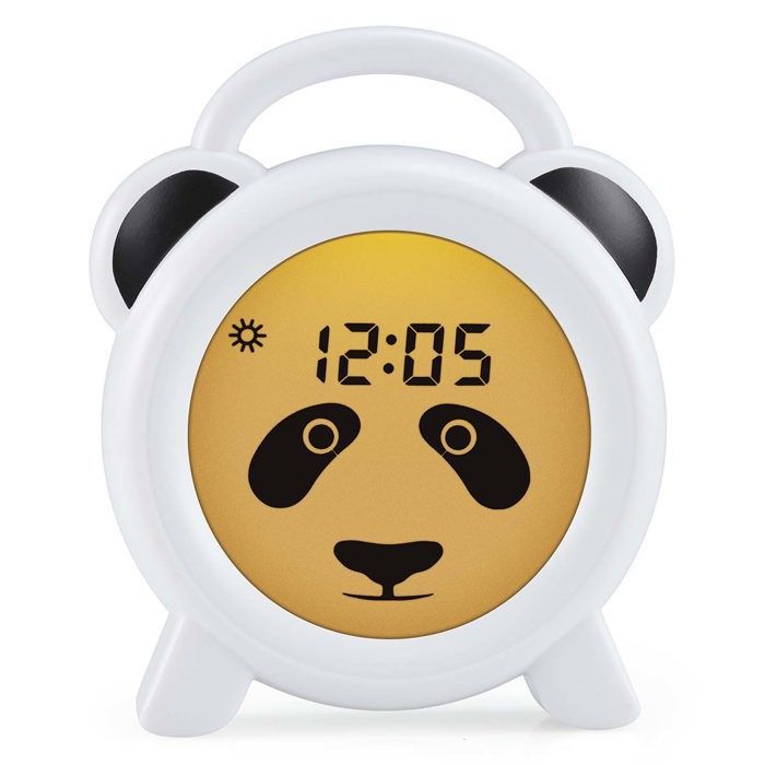 Alecto BC100PANDA - Reloj despertador educativo y luz nocturna, panda
