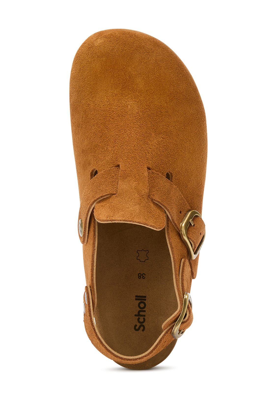 Scholl Mules - cognac