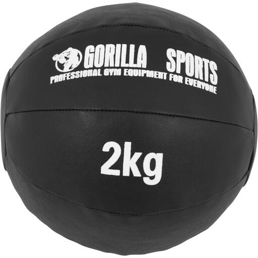 Usnjena medicinska žoga 2 kg Gorilla Sports