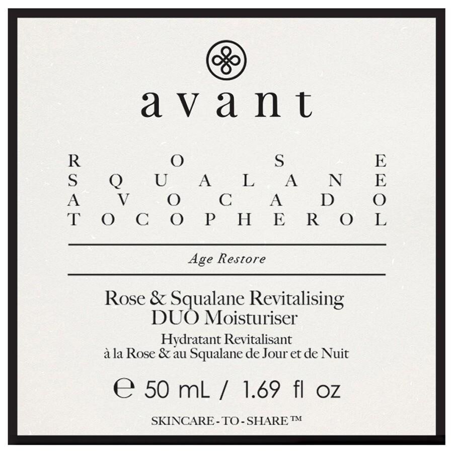 Avant Skincare -kasvovoide Age Restore Ruusu ja Skvalaani Revitalizing DUO - 50 ml