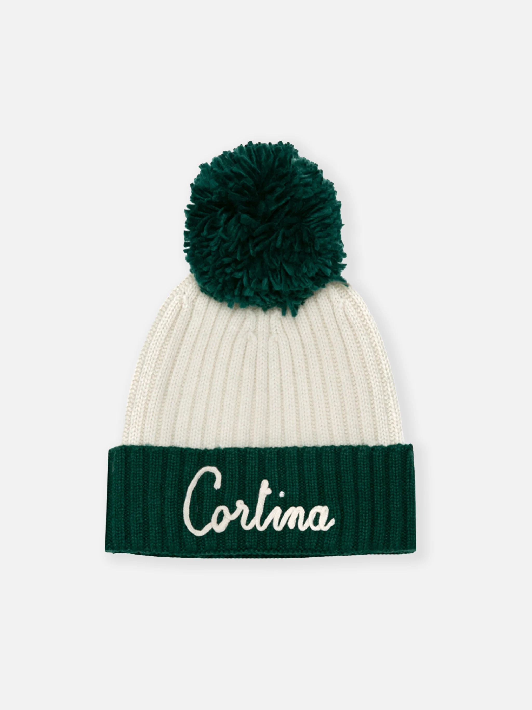 Chapeau pour enfant avec broderie Cortina et pompon