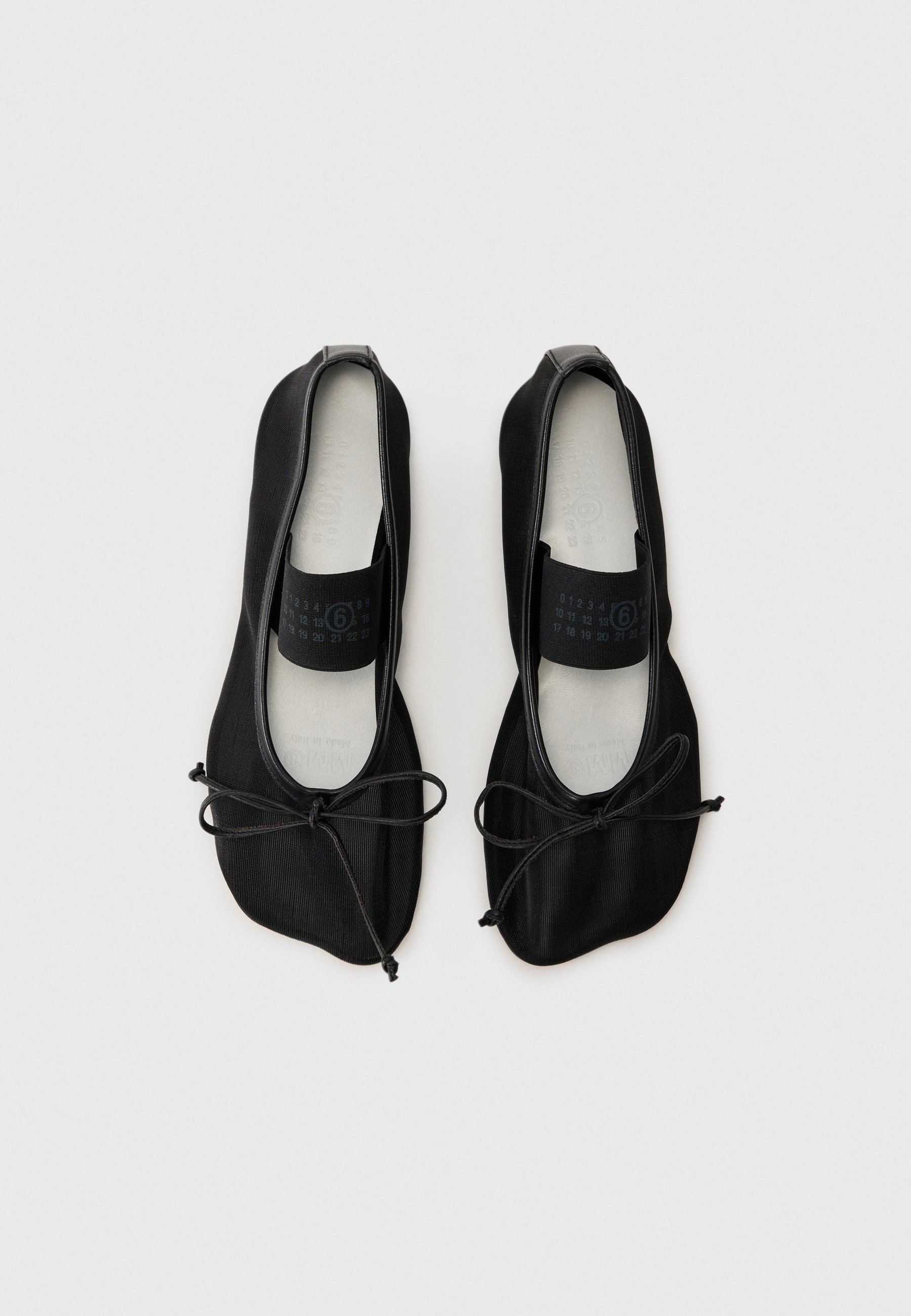 MM6 Maison Margiela ballerina's - zwart