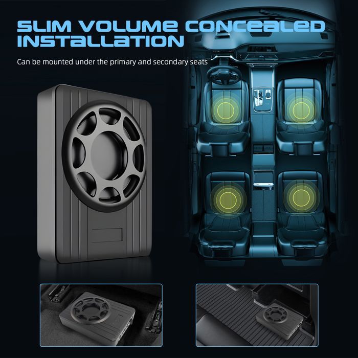 Subwoofer activo ultradelgado de 10