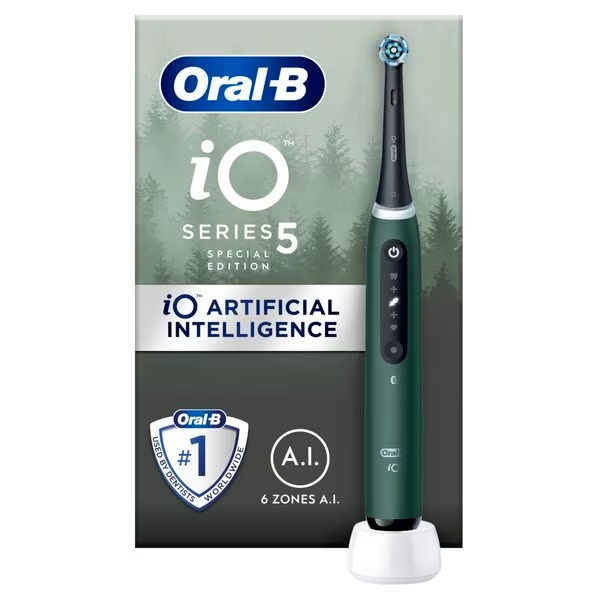 Električna zobna ščetka Oral-B iO5 Series 5 Special Edition<br>zelena