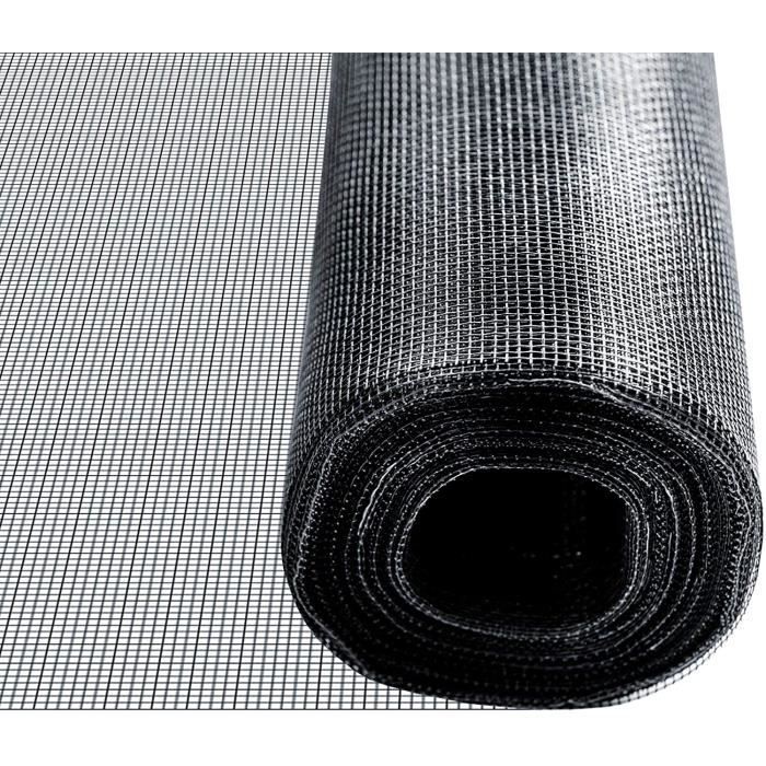 Moustiquaire - KARAT - Ultra résistant - Fibre de verre - Largeur: 1,0 m - Longueur: 15 m