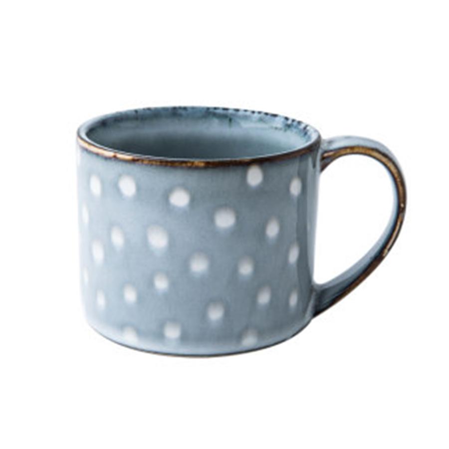 Tasses à café personnalisées de voyage, poterie moderne et amusante, bocaux à smoothie nordiques bleus et fraises, coffrets cadeaux Tazas De Te EE5MK