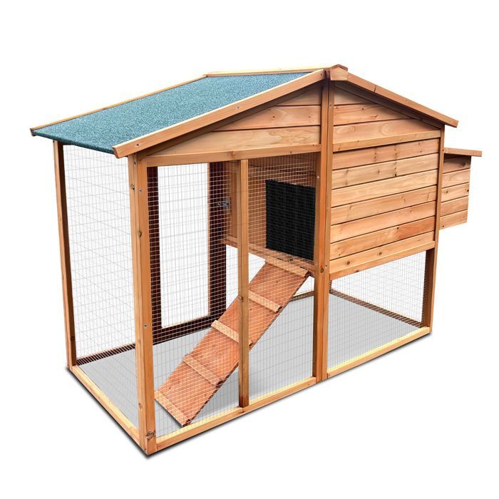 Poulailler Aga pour poules 188x70x117 cm