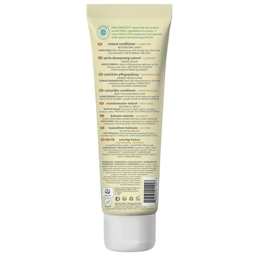 Kondicionér Attitude Super Leaves Science – Čistiaci – 240 ml