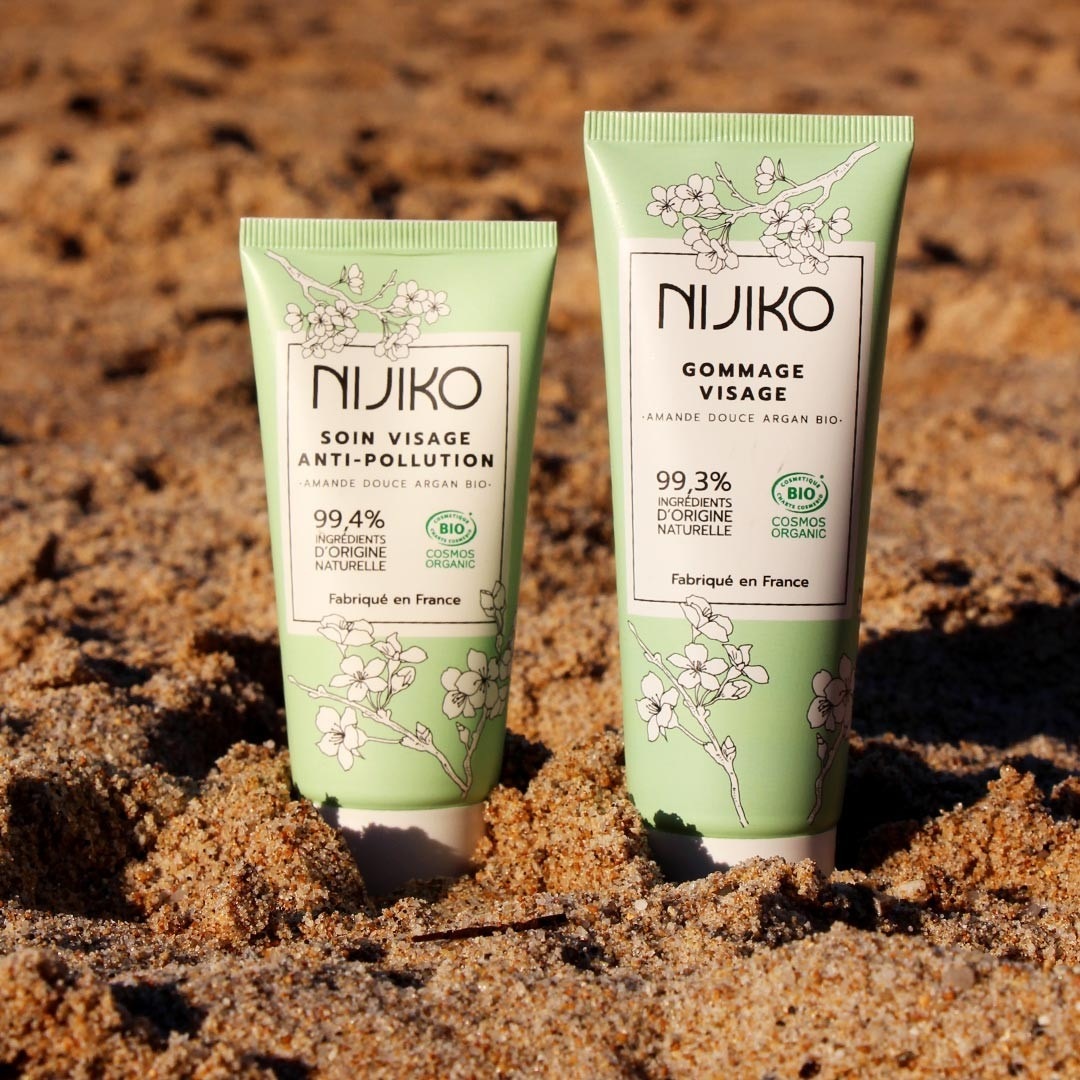 NIJIKO Gommage Visage Bio - Peau Normale à Sèche